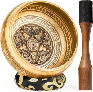 Tibetan Singing Bowls, Meditation Sound Bowls Handcrafted in Nepal